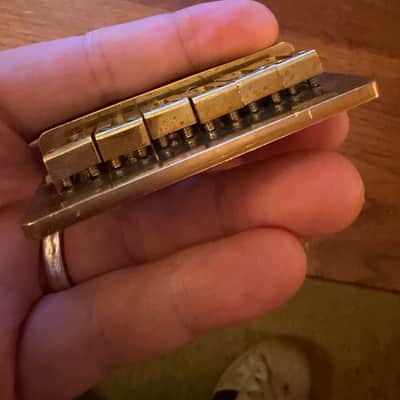 Charvel Jake E. Lee Brass Hardtail Bridge 80s - Brass image 6