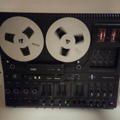 Philips N4515 Stereo Tape Deck - Dust cover - New Belts image 3