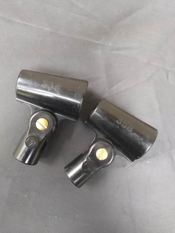 Vintage Electro-Voice 358 Mic Clips PAIR image 1