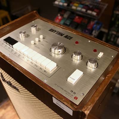 Ace Tone FR-20 Rhythm Ace 1960s - Silver / Wood image 4