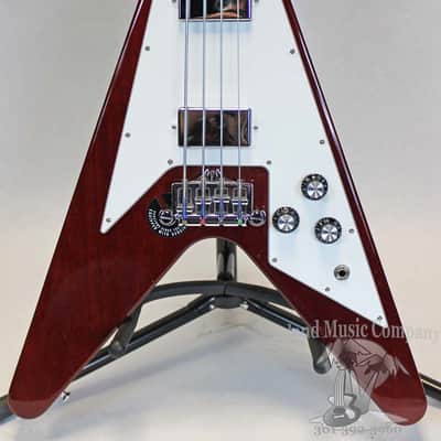 Gibson Flying V 4 String Bass Guitar Cherry Finish with Hardshell Case image 15