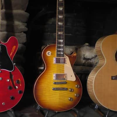 Gibson j185 amazing flame maple - natural image 14