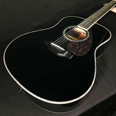Yamaha LL16D Deluxe ARE Acoustic Electric Guitar Black w/Hard Case image 1