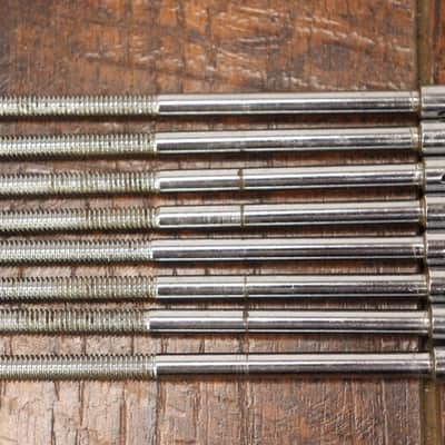Premier 4 1/4" Slotted Tension Rods 8pk Vintage 1960's image 1