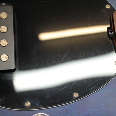 Sterling SUB StingRay Ray4 Electric Bass Guitar Trans Blue Satin image 6