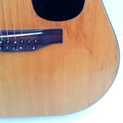 MORRIS B-28 12 strings dreadnought folk - Japan, 70's image 5