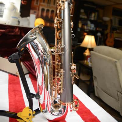 Sax Dakota SDTXG-606 2020-2024 Silver and Gold Plated, Lacquered, Black Onyx image 15