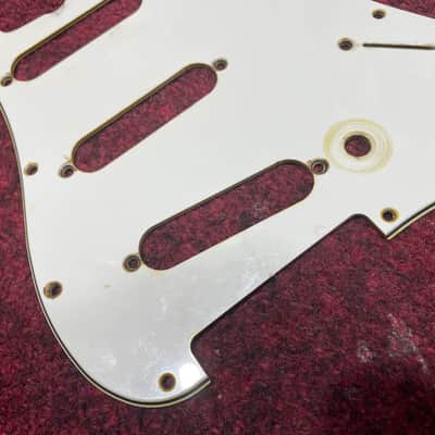 Fender Stratocaster Pearl Back 1968 - 1969 - 1970 - White Pickguard Old Reissue Relic image 8