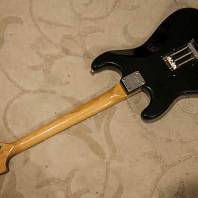 Aria Pro II ST400 Stratocaster Matsumoku 1978 Black with case image 6