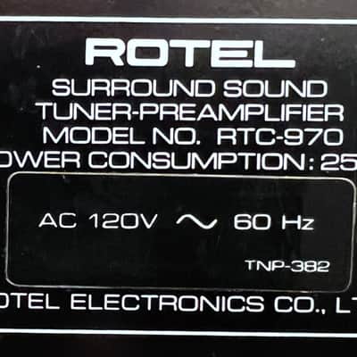 Rotel RTC-970 1996-98 - black image 2