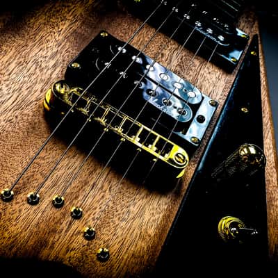 Jackson Randy Rhoads / Rhodes / Roads - Flying V 2026 - Natural Kona Wood Style image 6