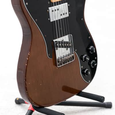 1978 Fender Telecaster Custom with Maple Fretboard in Walnut (Mocha) 7.2lbs image 8