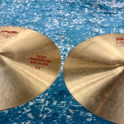 13” Paiste 2002 MEDIUM Hihats 811g 1111g image 9