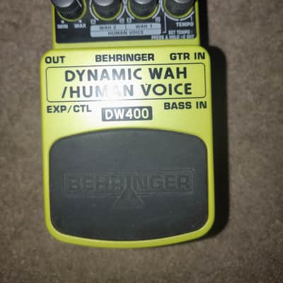 Behringer DW400 Dynamic Wah/Human Voice 2010s - Yellow