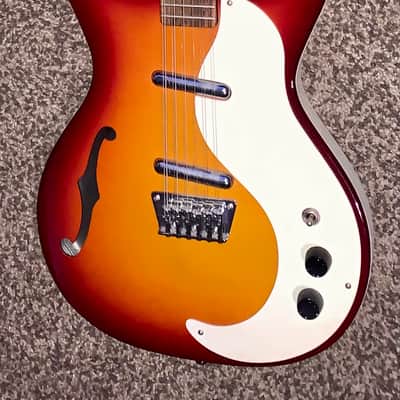 Danelectro D59 12-CS 12 Strings Electric Guitar - 2020's - Sunburst image 1
