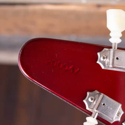 Gibson Custom Shop '67 Mahogany Flying V Reissue with Maestro Vibrola 2023 - Sparkling Burgundy image 13