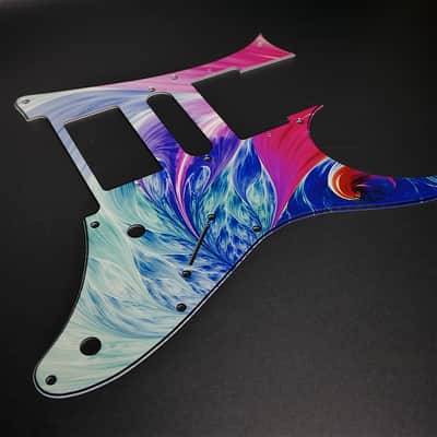 Fractal #1 / Ibanez Pickguard / RG350 / JEMJR / Graphic / Stormguitar image 6
