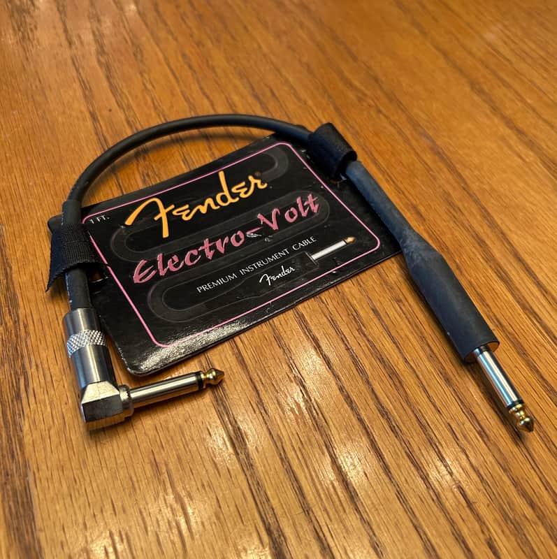 Fender Electro-Volt Vintage 1β Patch Cable - 2000 - Black image 1