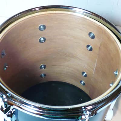 Pearl Export Series 8" and 10" Toms / Long Lug with Double Tom Stand / Black / 1990's image 16