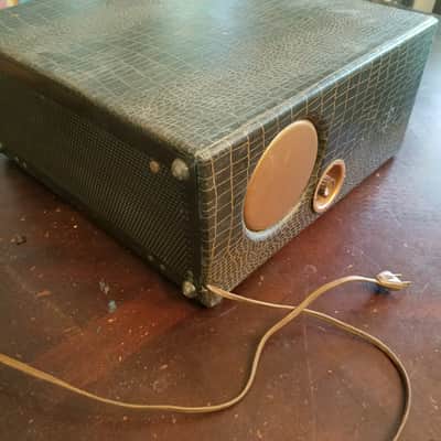 Philco Rare snakeskin automatic record player phonograph turntable 1940s image 2