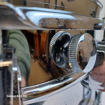 Ludwig Supraphonic 5x14"Snare Drum Blue/Olive #928722 10Lug Chicago Vintage 1972 image 9