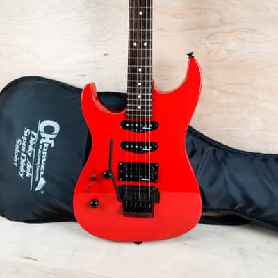 Charvel DK-065 SSH Model 3 Lefty 1990 Ferarri Red Made in Japan MIJ w/ Bag image 1