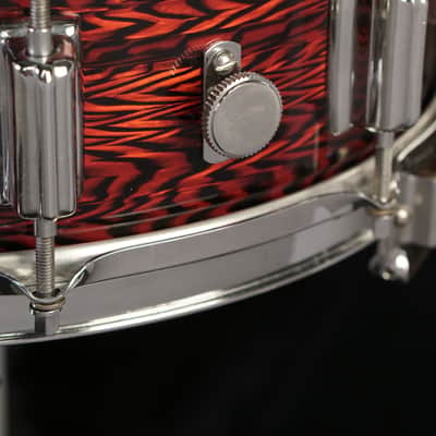 Rogers 5x14" Dynasonic Wood Snare Drum - 1960s Red Onyx image 6