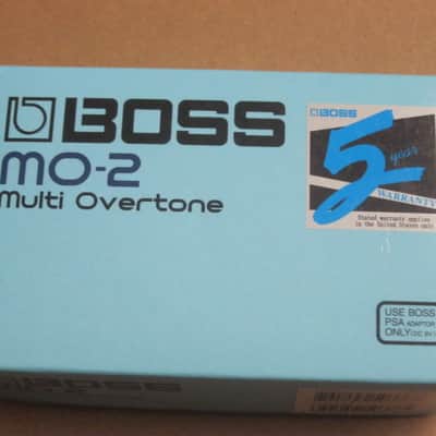 lite use mostly very clean Boss EMPTY BOX for MO-2 Multi Overtone (NO pedal/NO paperwork) box specifically from 2013 - but can be home for other year MO2 pedal [lower part of box from different brand (DigiTech's X- Series) pedal box fits fine w/ Boss lid] image 6