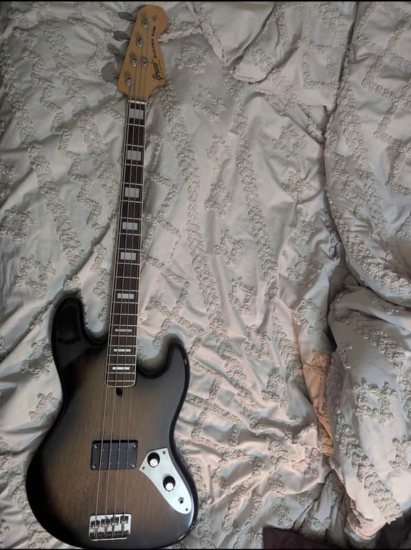 Greco custom Jazz bass 1980 - Tobacco burst image 1