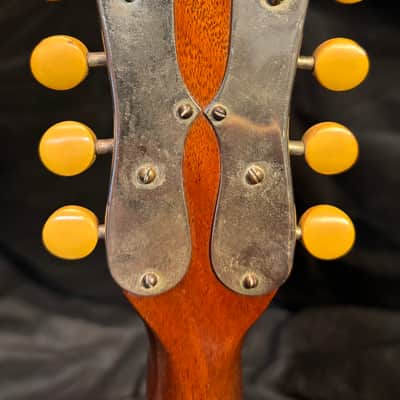 Bruno Bowlback Mandolin - Brazilian RW & Birds Eye Maple - Early 1900s - Great Player - All Org. - Case - Ships FREE!!! image 8