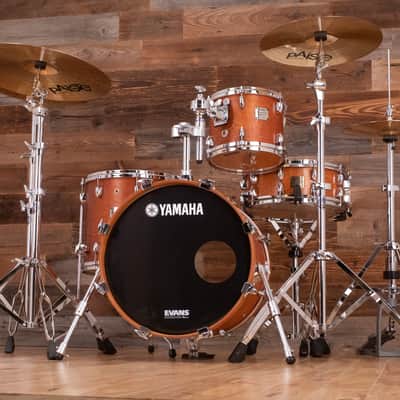 Yamaha Birch Custom Absolute 3 Piece Drum Kit, Vintage Natural (Pre Loved) image 4