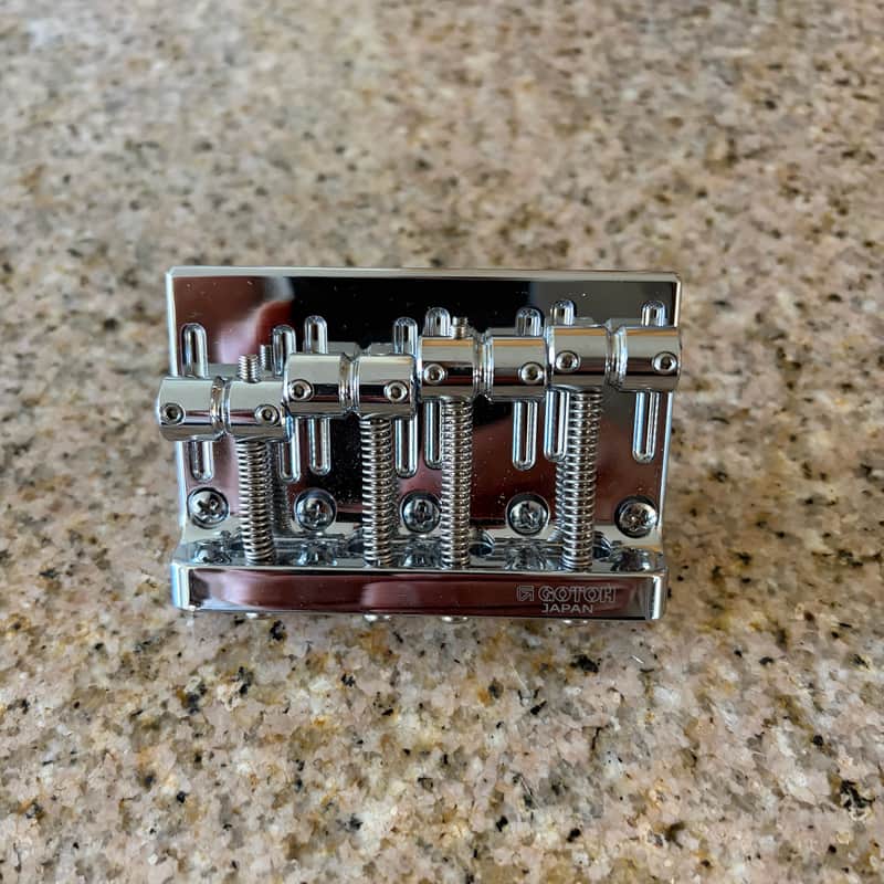Gotoh 201 Bass Bridge Chrome image 1