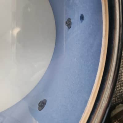 Reverie Drum Company 6x13 Maple Snare Drum Blue Lacquer image 12