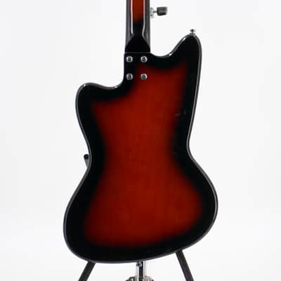 Used AS/IS Silvertone 1478 Reissue Red Silver Flake Burst Electric Guitar image 6