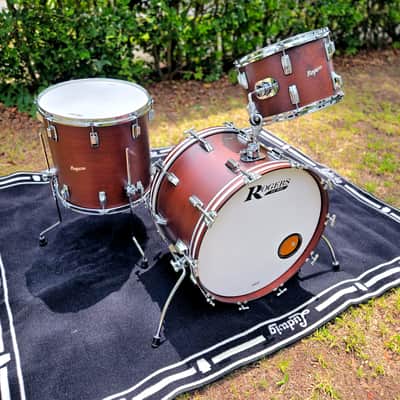 Rogers Cleveland 3-Piece Shell Pack in Satin Dark Mahogany, 22/13/16 image 2