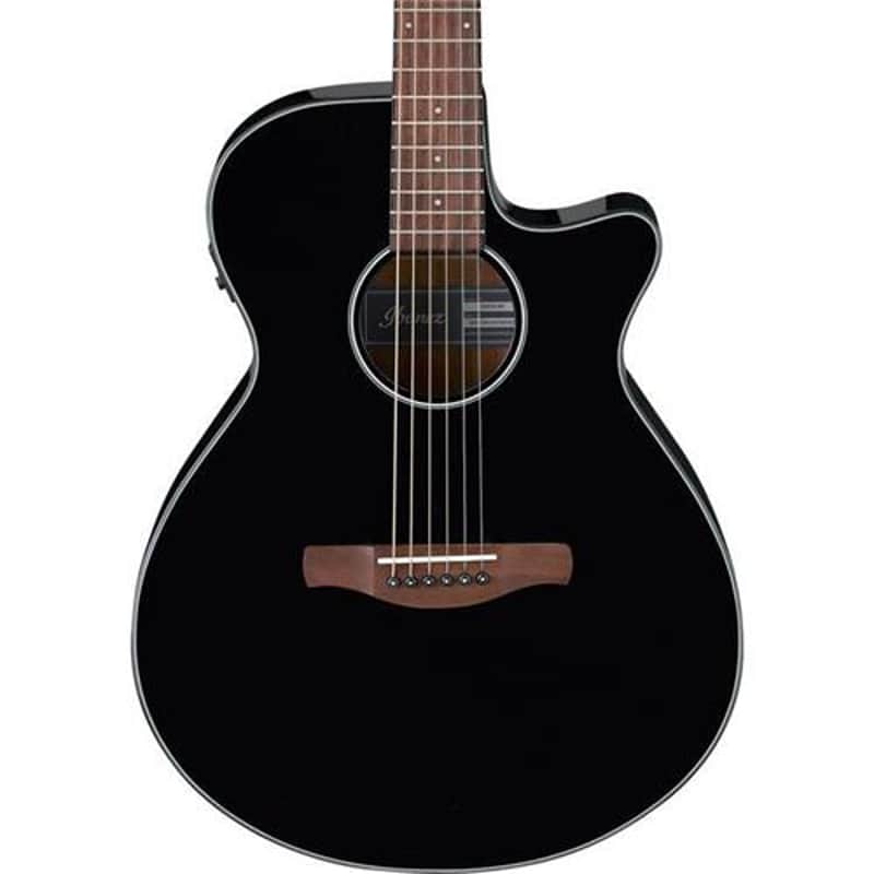 Ibanez AEG50 Acoustic Electric Guitar, Walnut Fretboard, Black High Gloss image 1