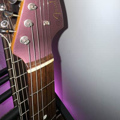 2002 Fender Japan CIJ JM66-80 BMT Jazzmaster Burgundy Mist Matching Headstock Rare Color #12/120, Recent Refret image 24