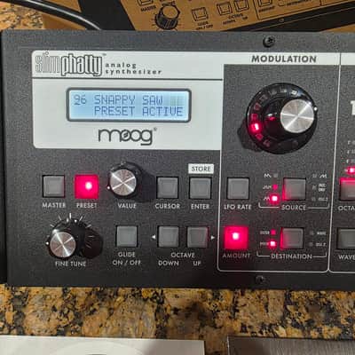 Moog Slim Phatty 2010s - Black + Rack Ears image 3