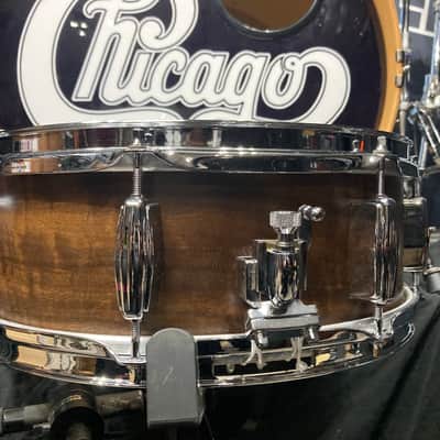 Tris Imboden's, Chicago, C & C Drum Company - 5x14" Custom Walnut Snare Drum, Immaculate 2010 SIGNED! image 10