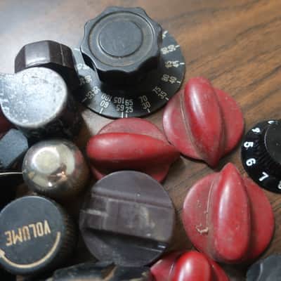 Vintage 1950s-2000s Guitar Parts Lot 300+Pieces Gibson Epiphone MIJ LP Fender Teisco Vox Harmony Bakelite Knobs Tuners 5 Way Switch LP Bridge Electronics Washers Springs Screws Misc Parts Harmony Kay Teisco Acoustic Electric Luither Repair Shop Gold Mine image 8
