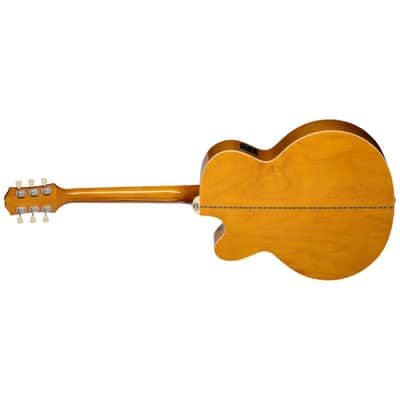 Epiphone J-200 Studio EC Acoustic-Electric Guitar w/ Gig Bag - Antique Natural image 7