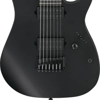 Ibanez Iron Label RGIXL7 7-string Electric Guitar - Black Flat image 2
