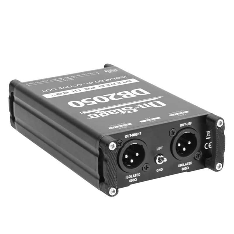 On-Stage Audio DB2050 Active Stereo Multimedia DI Box image 1