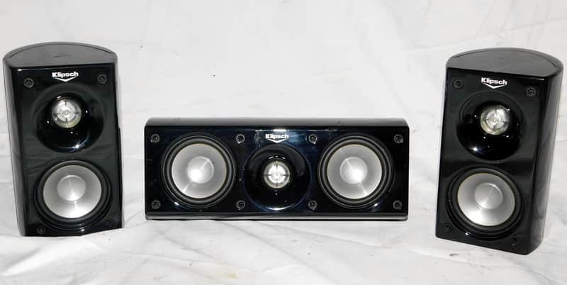 Klipsch quintet center and surround speakers 3 pc set image 1