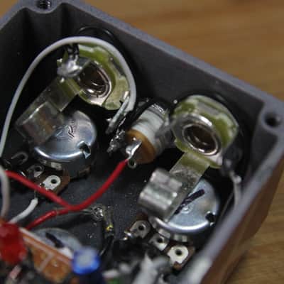 Modified SD-1 Boss Super Overdrive Pedal Clone Distressed Spiderman Colours image 7