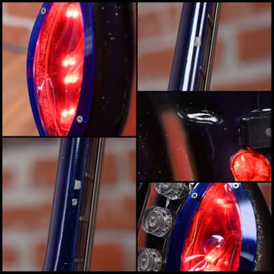 Custom One Off Build ”Bug Bass” Built for Jermaine Jackson Bug Graphic w/LEDs 1984 w/Case image 17