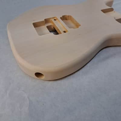 Unfinished Basswood Hxx guitar body - for Fender Strat Stratocaster neck Floyd Rose J2430 image 3