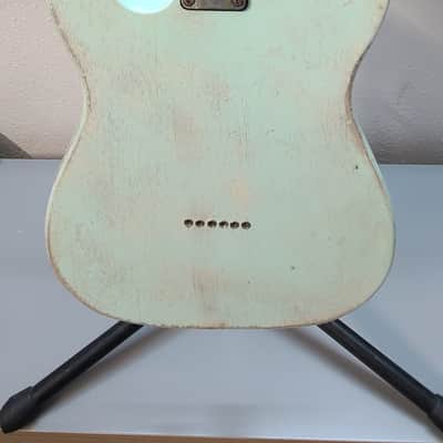 Partscaster Telecaster Relic AWESOME GUITAR! 2020s - Blue Nitro Shellac image 9