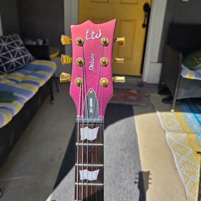ESP LTD Eclipse deluxe 2020s - Gold Andromeda image 4