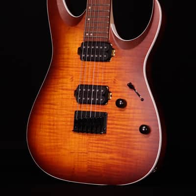 Ibanez RGA42FM Flame Maple Top Electric, Dragon Eye Flat image 2